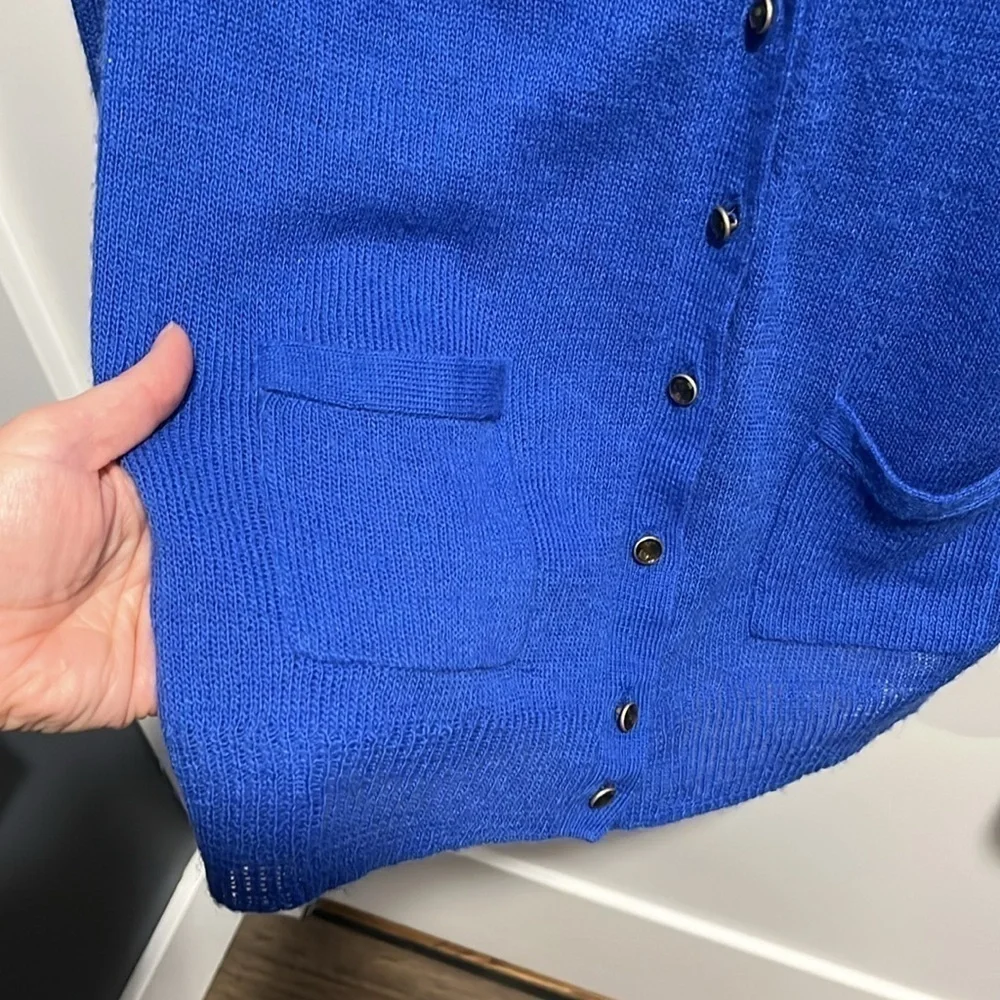 J. Crew Bling Button Alpaca Merino Cardigan